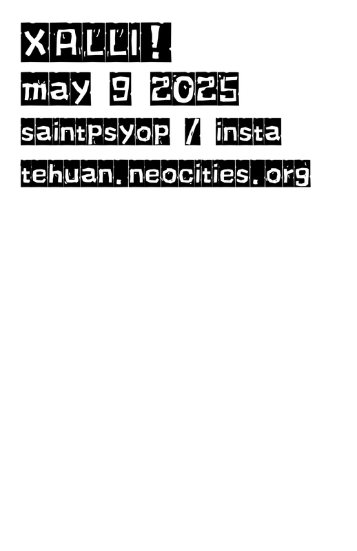 The back cover of a zine titled 'Villainy // System Malfunction - Survival Strategy'.