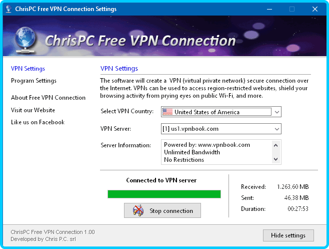 ChrisPC Free VPN Connection 3.04.07 Chris-PC-Free-VPN-Connection-3-04-07