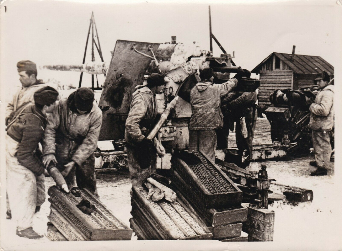 8,8 Flak Ostfront, Winterbekleidung, Schneetarn, Camo, Rußland 1944