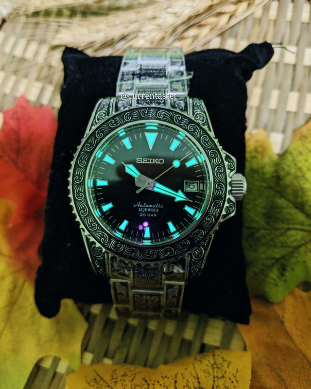 custom_engraved_green_lantern_seiko_sarb059_dial_mod_bnib_155991