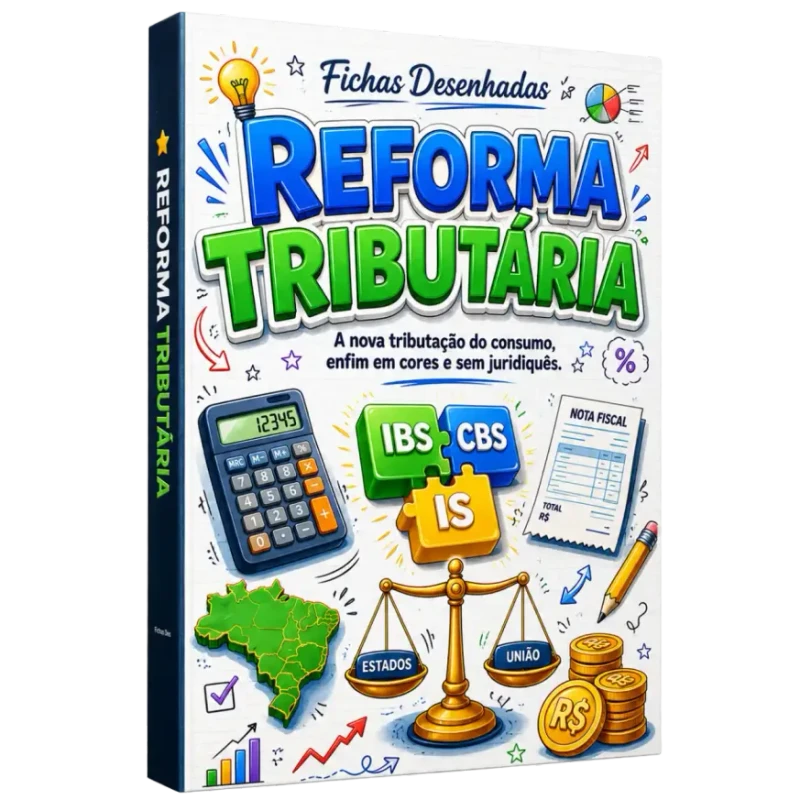 Mockup Plano Básico, Fichas Desenhadas Reforma Tributária