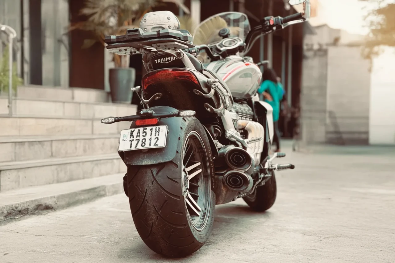 Triumph Rocket 3 tyre fitment context