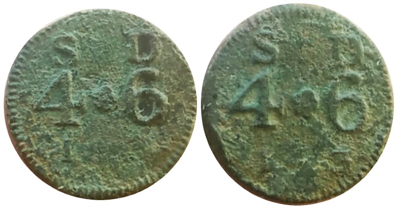 Peso Monetário Ingles para Meio Escudo - S D 4 . 6