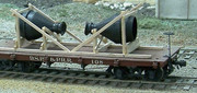 Flatcar with Congdon stack load