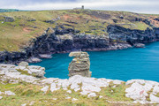 South from Tintagel Island.