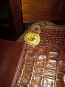 Vintage Brahmin Fairhaven Mass brass fob