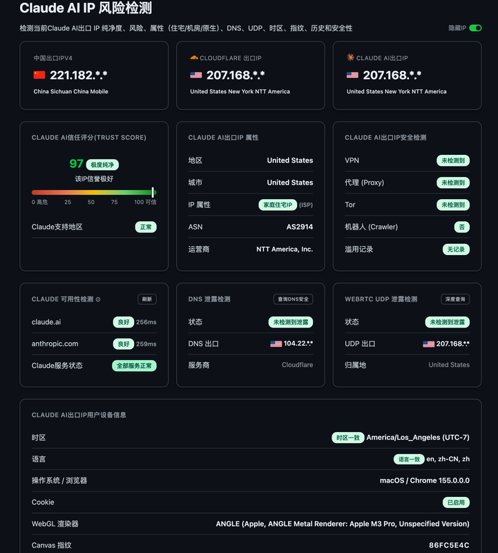 IP 环境检测