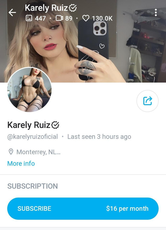 Filtran el atrevido contenido que Karely Ruiz comparte en OnlyFans