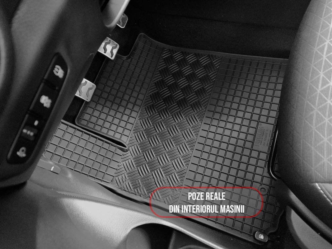 Set 4 covorase Kia Picanto 2017-prezent, din cauciuc 100%, compatibile cu autoturismul KIA Picanto