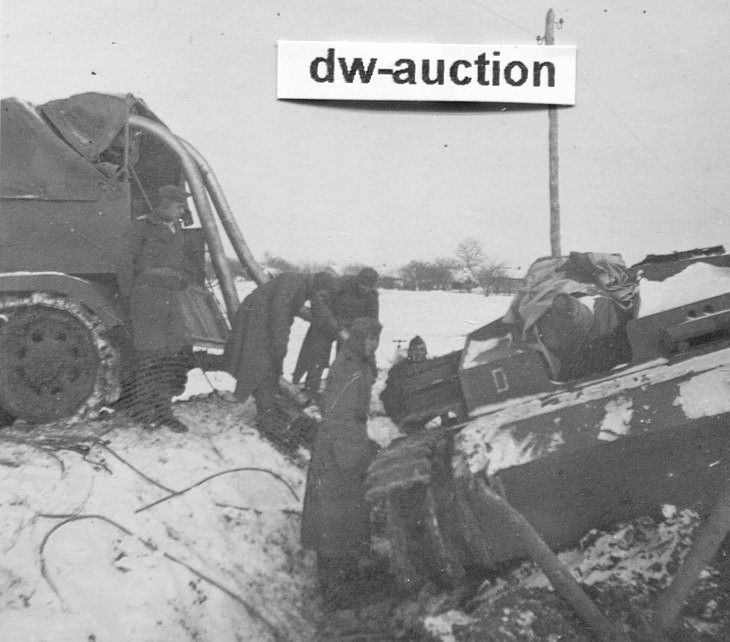 Sturmgeschütz wird beheizt aufgetaut