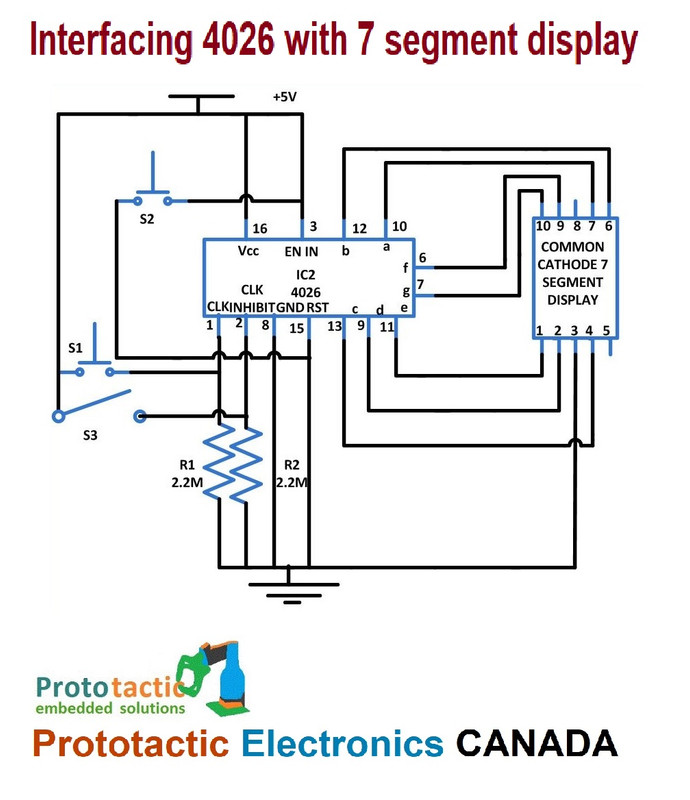 CD4026 Digital Counter