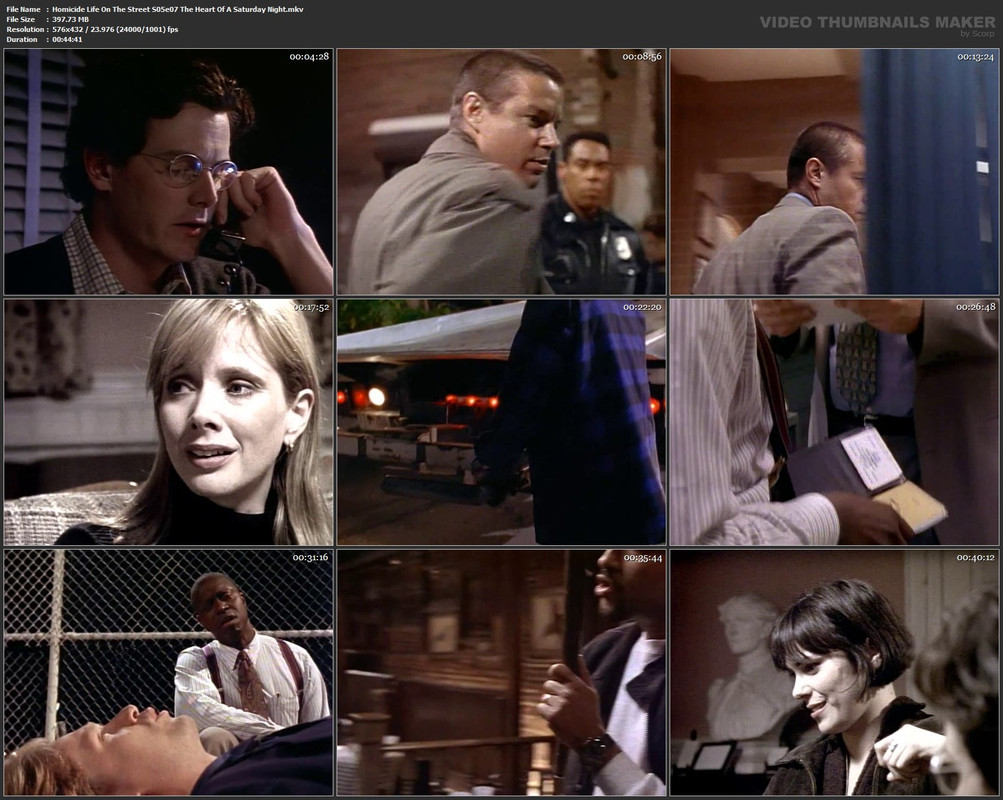 Homicide Life On The Street S05e07 The Heart Of A Saturday Night.mkv
