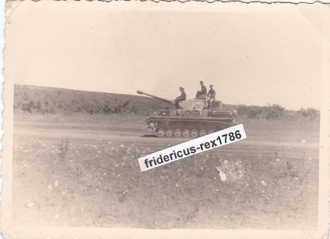 Panzer 4 Tank Langrohr Süd Front Italien  Vormarsch Combat Kennu