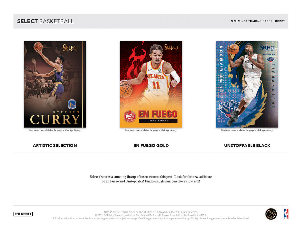 FICHE] 2020-21 SELECT - Basketball Trading Cards