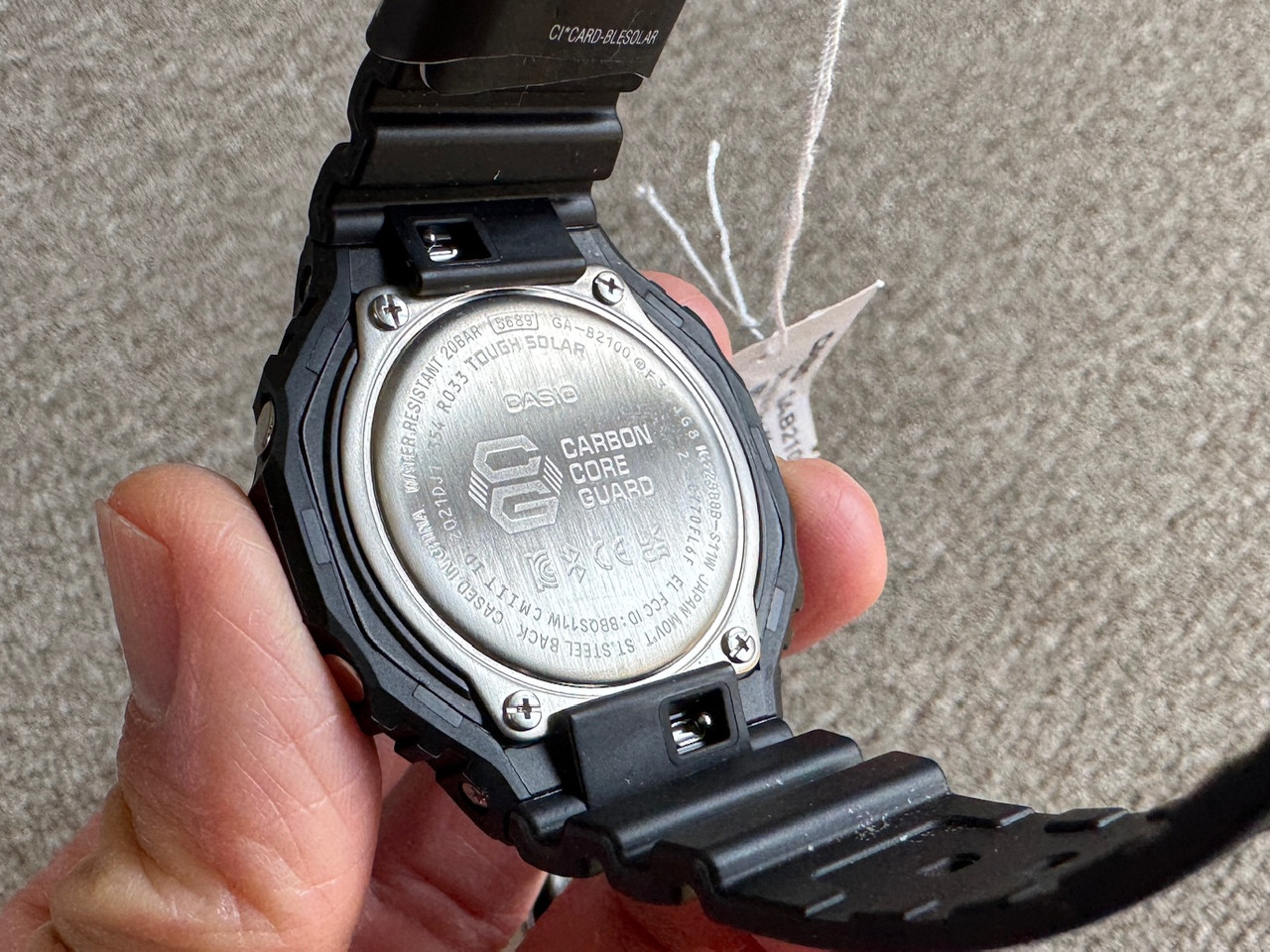 FS: Casio G-Shock GAB2100BBR-1A solar bluetooth Stealth Casioak image 4