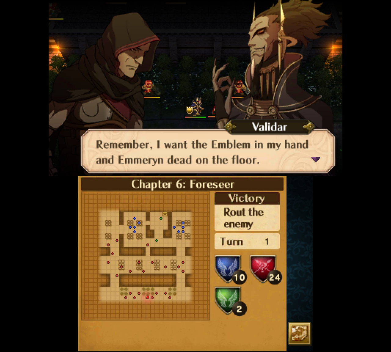 Cutscene from Fire Emblem Awakening