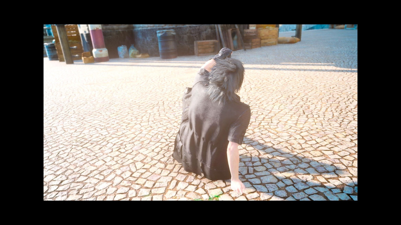 why is he sitting on the hot ass ground i know it dont feel good