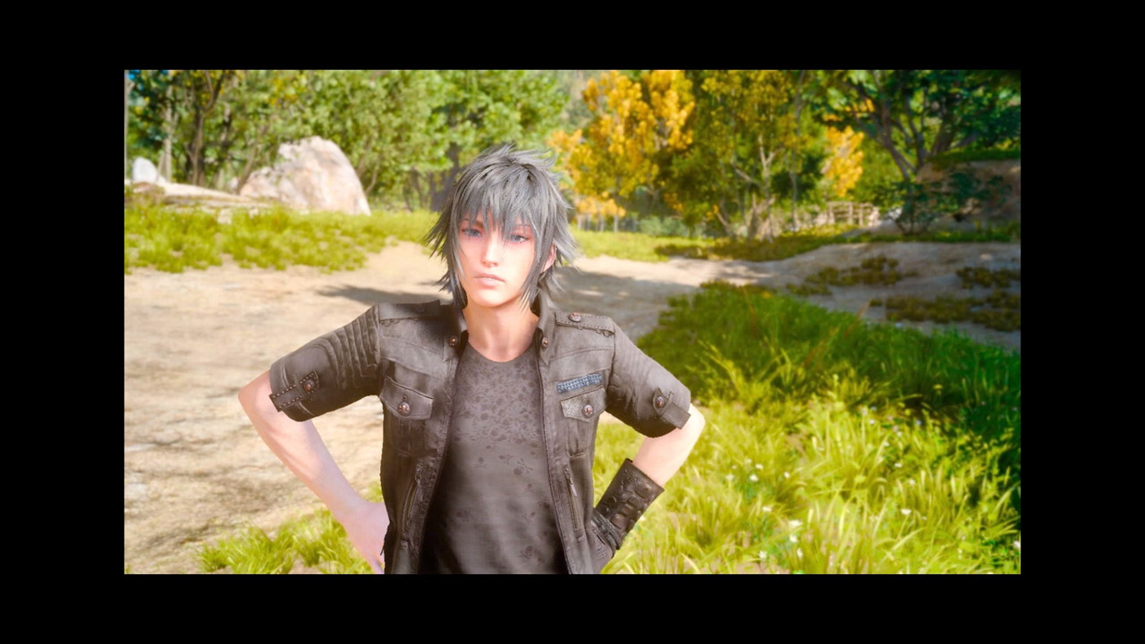 noct posing in a way that endears me