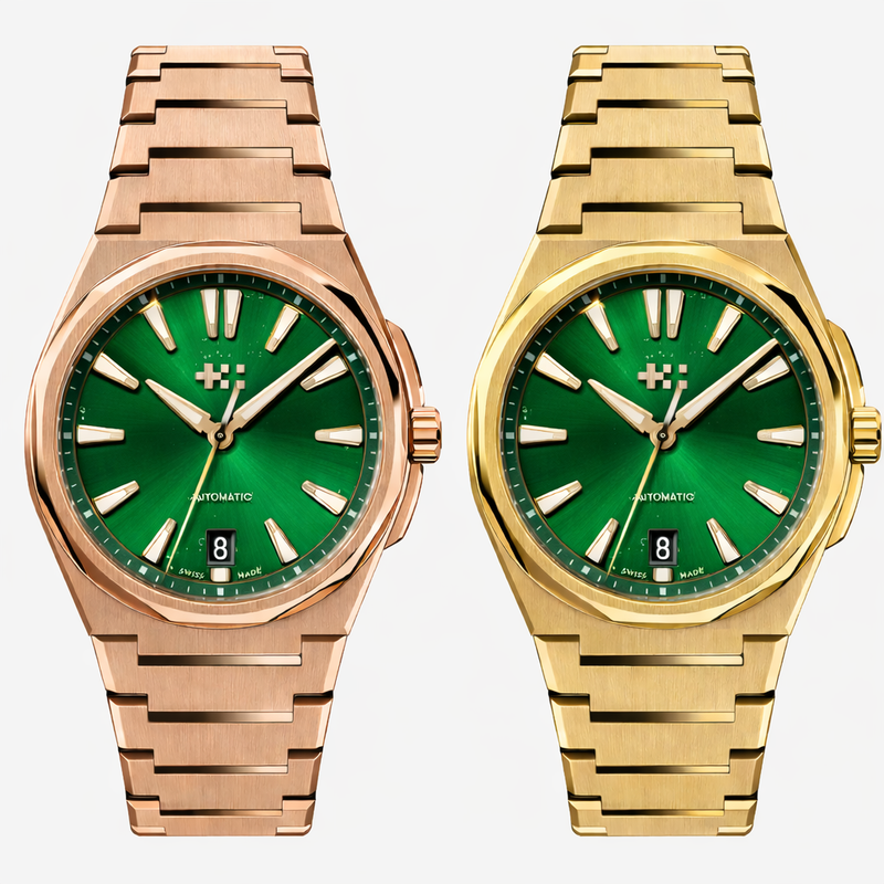 cw twelve green dial