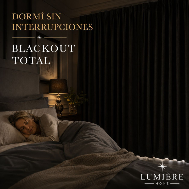 Cortina blackout t&eacute;rmica detalle