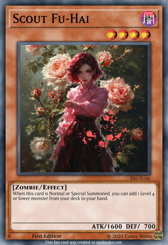 Scout Fu-Hai Effect Card Yugioh