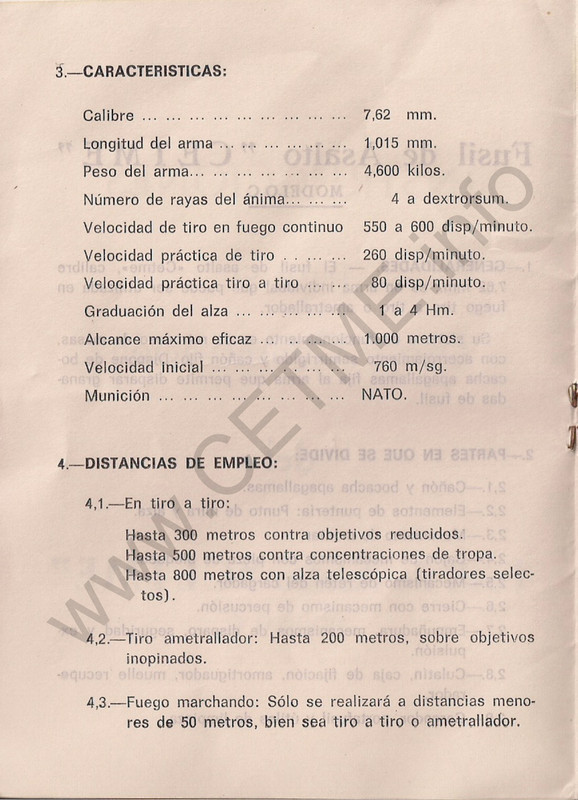 1964 - Regimiento de la Guardia de SE el Jefe del Estado y Generalisimo de los Ejercitos - Fusil de Asalto CETME MODELO C 1964-Rgto-Guardia-SE-Jefe-Edo-y-Generalisimo-FUSA-CETME-C-Marca-De-Aguajpg-Page6