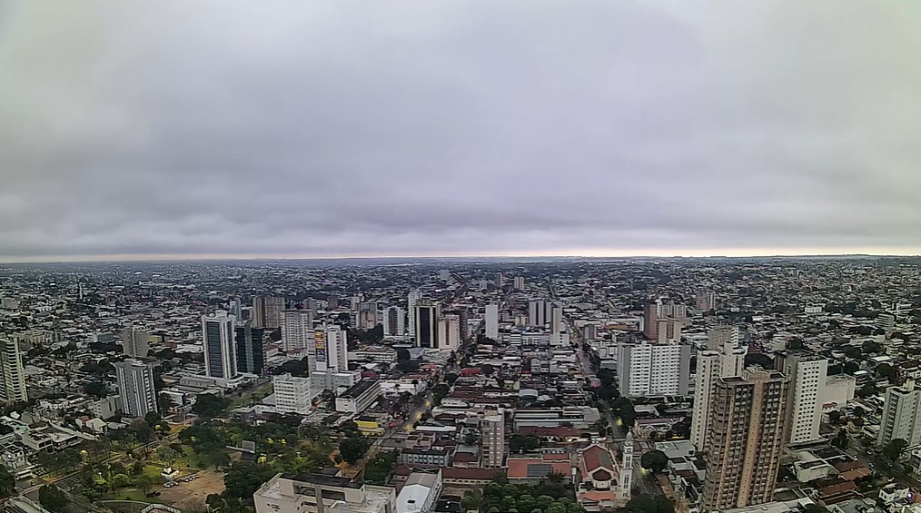 Campo Grande nesta manhã de terça-feira