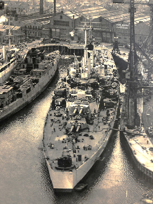 Vanguard в достройке, апрель 1946