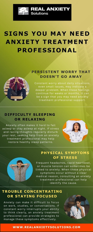 Signs You May Need Anxiety Treatment Professional