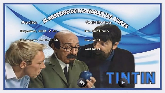 2 - Tintín y El Misterio de las Naranjas Azules [DVD5Custom] [Pal] [Cast/Fr] [Sub:Cast] [Aventuras] [1964]