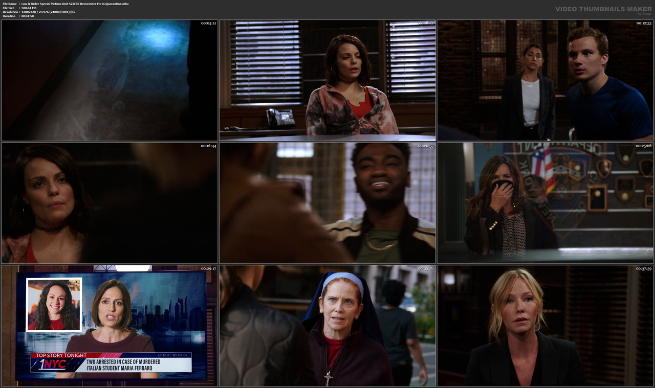 Law & Order Special Victims Unit S22E03 Remember Me in Quarantine.mkv