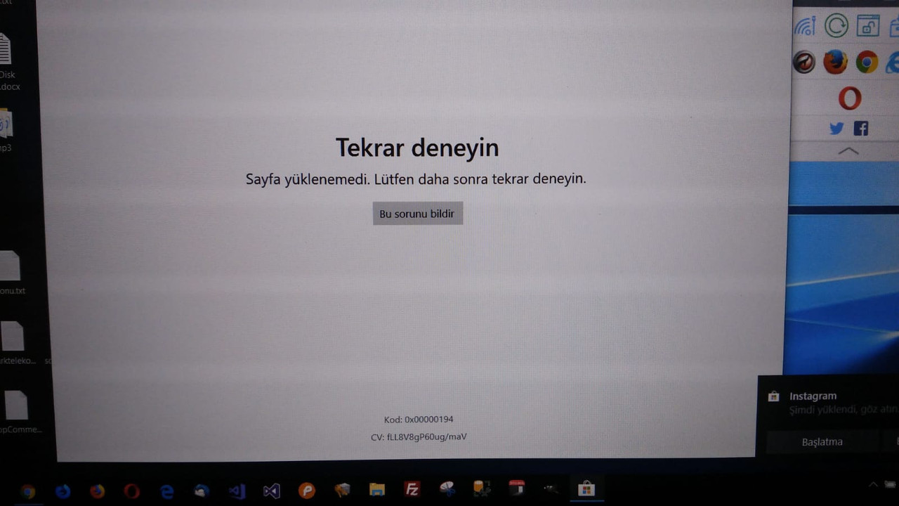 microsoft store tekrar deneyin