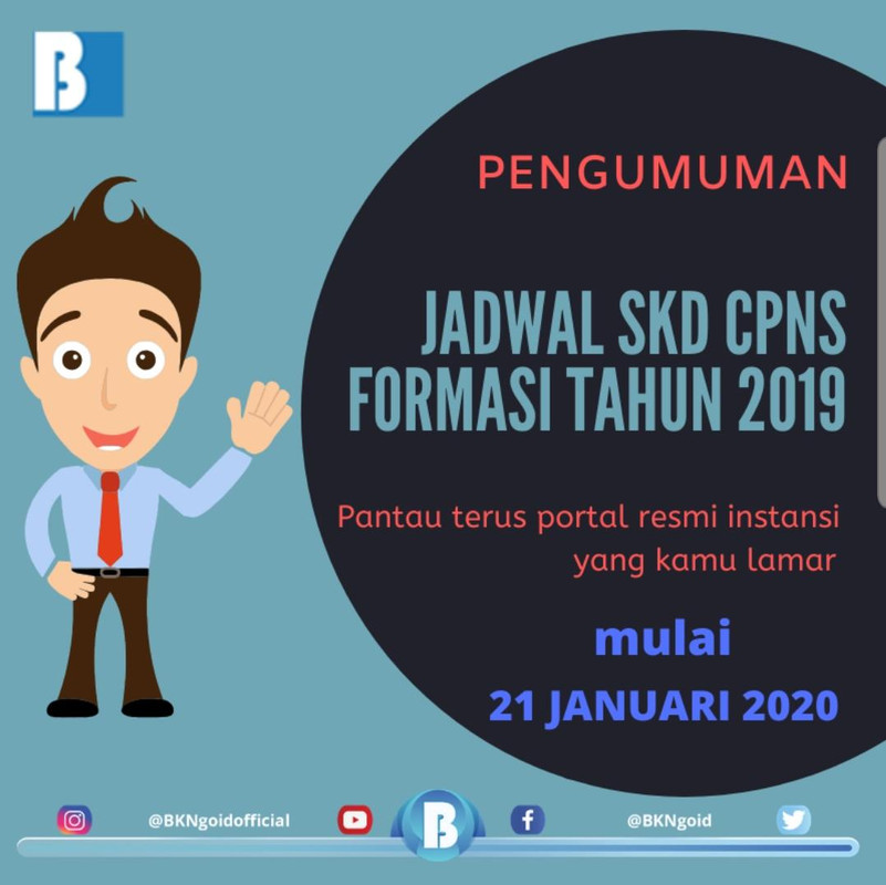 Pengumuman SKD CPNS 2019