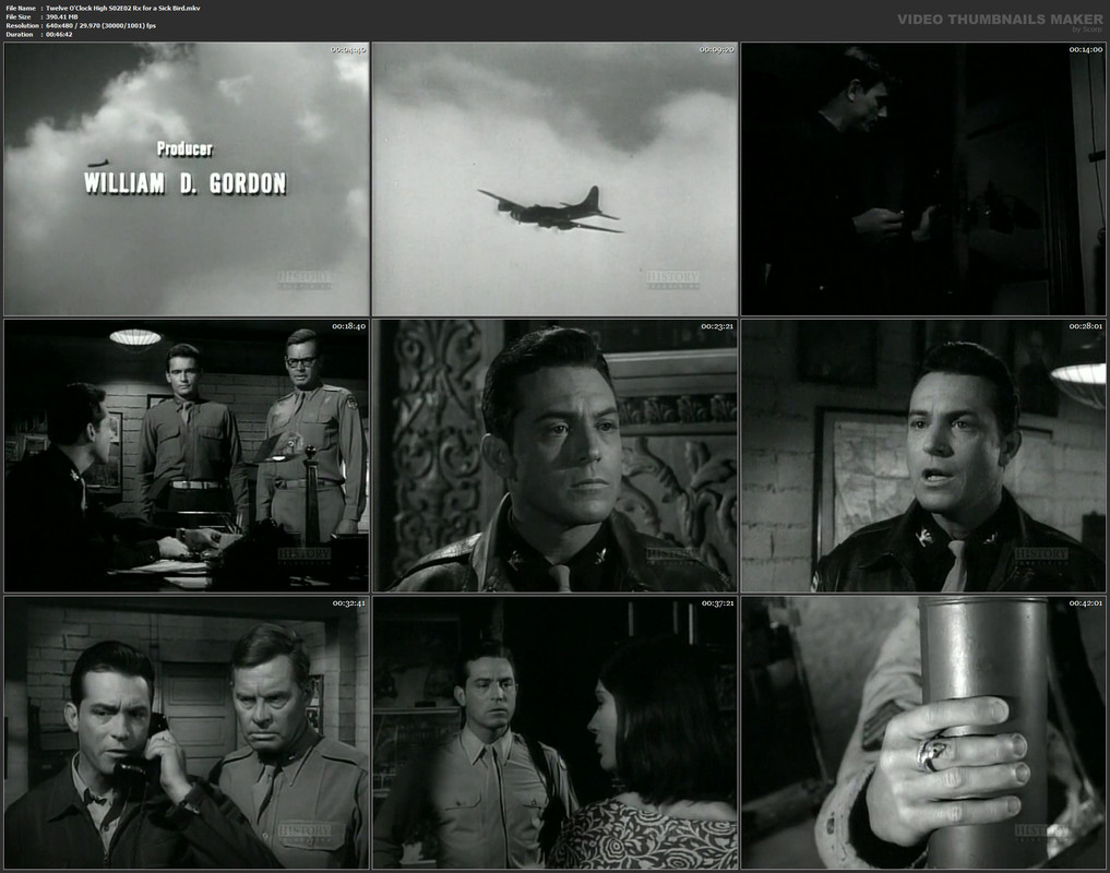 Twelve O'Clock High S02E02 Rx for a Sick Bird.mkv