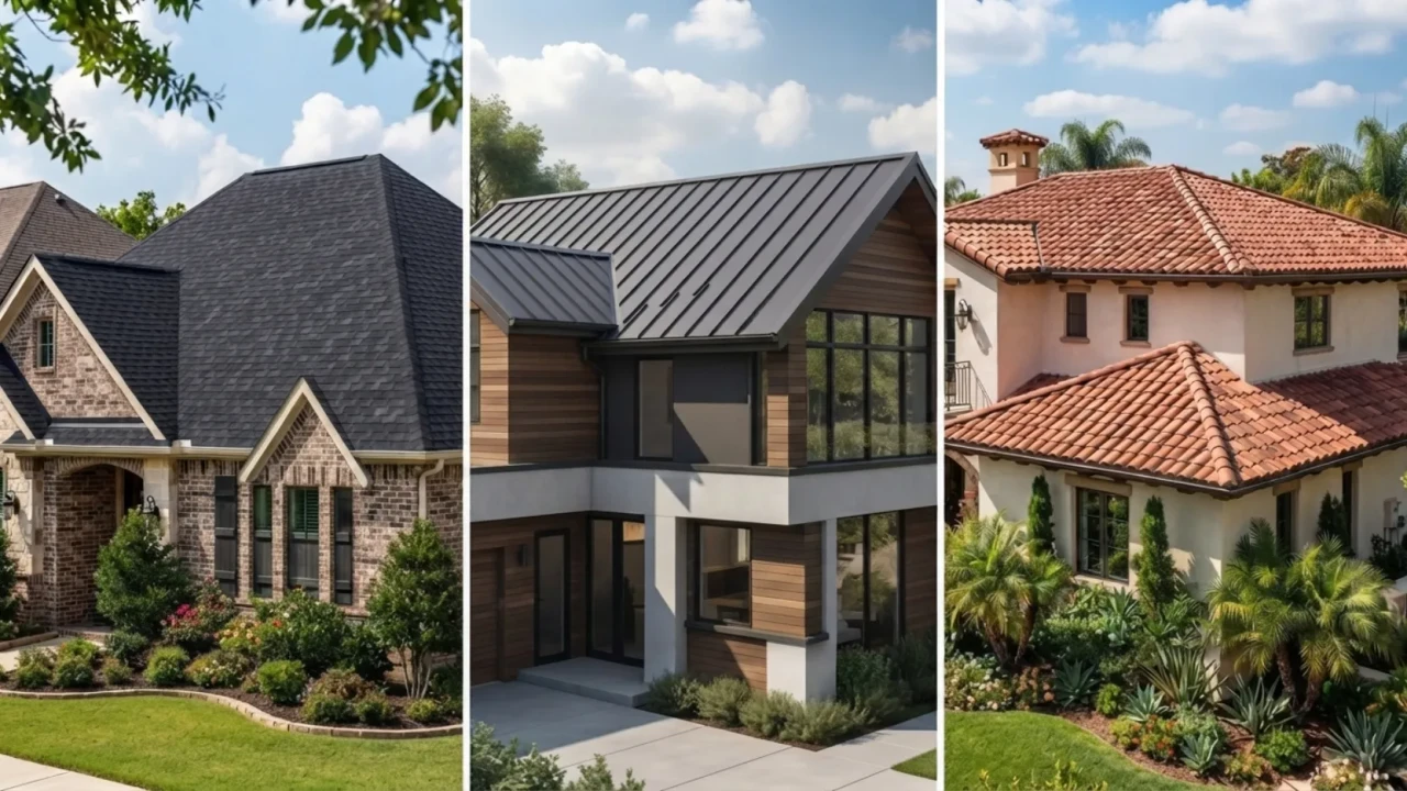 Roof replacement return on investment by material type chart showing metal roof value