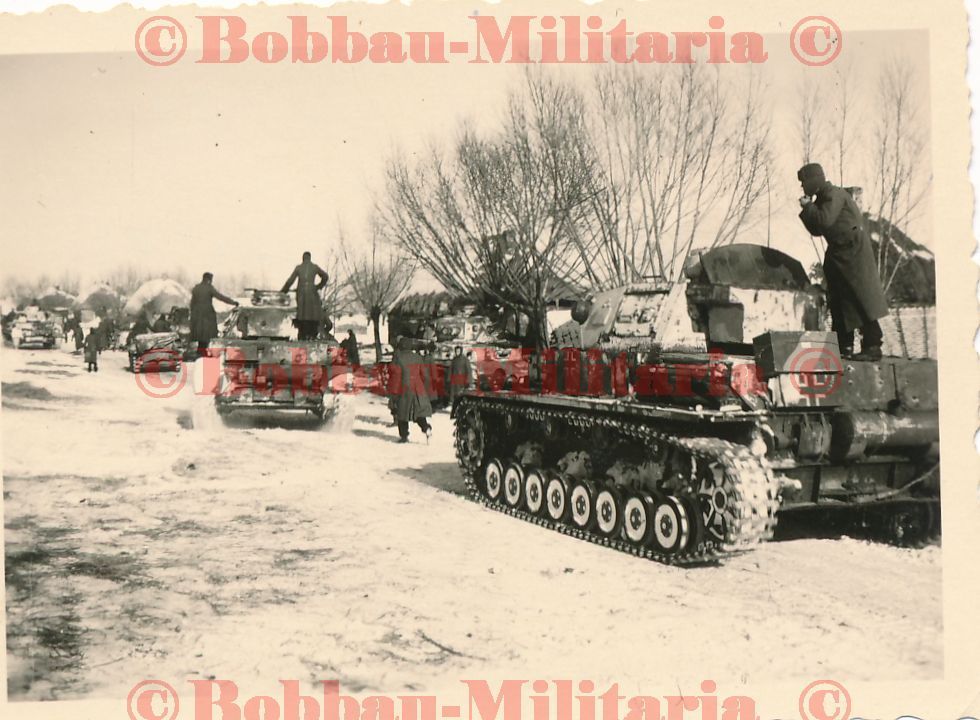 Russland Chemelewaja Panzerkampfwagen IV gekalkt weiße Wintertar