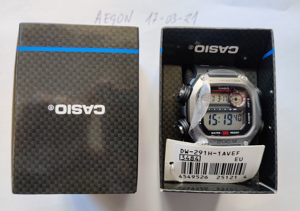 Vendo Casio DW-291H-1AVEF, HD, 200M, nuevo. | Relojes Especiales, EL foro  de relojes