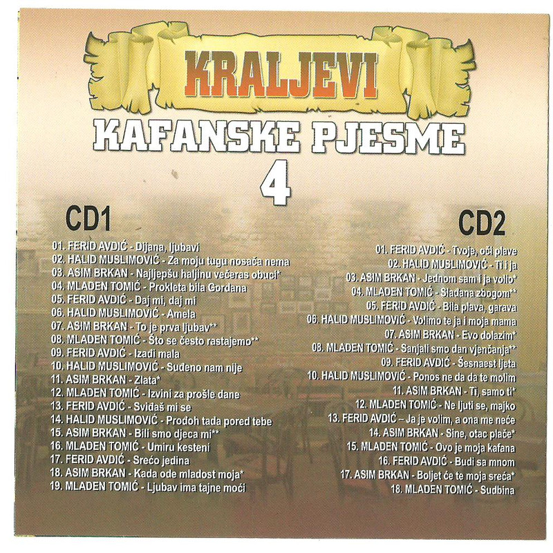 2Kraljevi Kafanske Pjesme4-back