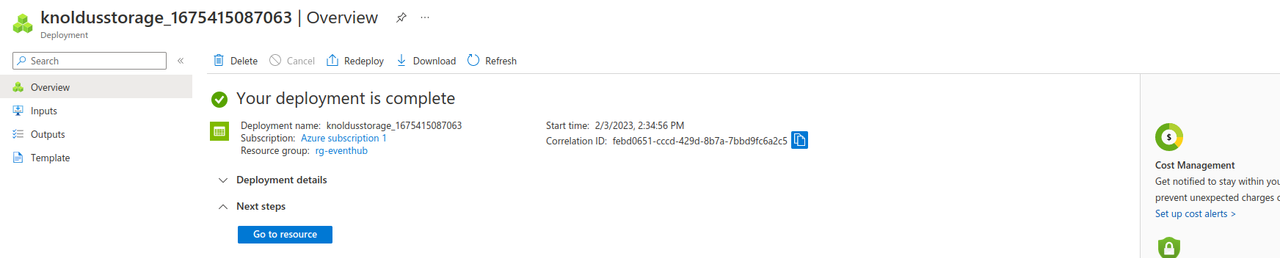 knoldus storage account