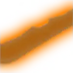 Orange Neon Snowboard