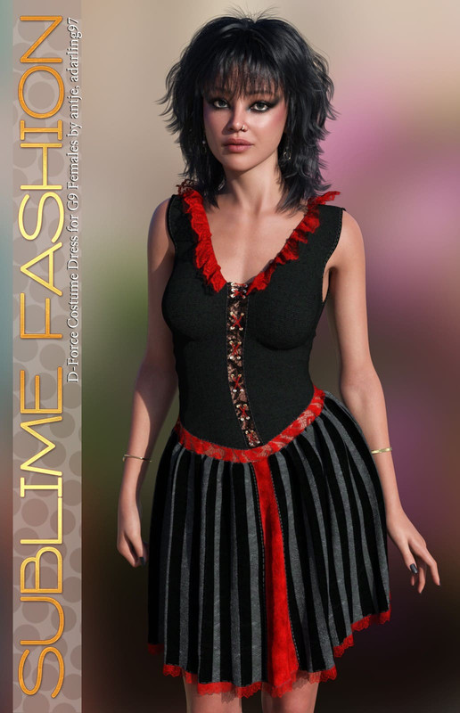 Sublime Fashion for D-Force Costume Dress for G9 Females