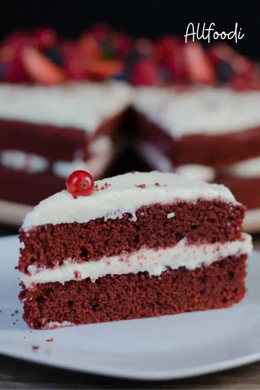 Red velvet cake without buttermilk