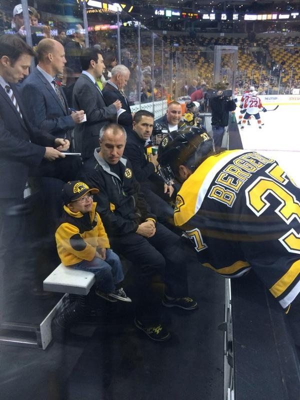 Bruins fan Liam Fitzgerald proves he is 'Boston Strong' (Video)
