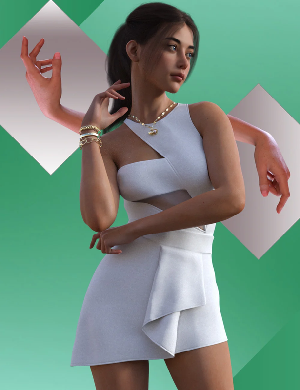 Graceful Hand Poses for Genesis 9 Feminine