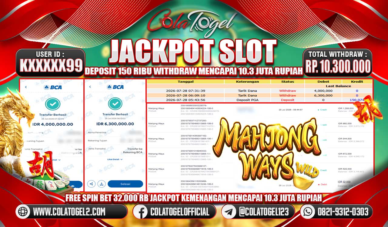 JACKPOT SLOT GACORR!!