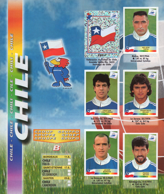 FIFA World Cup 1998 France (Panini) 16