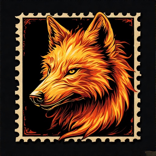 Postal-stamp-style-art-of-a-fl-17