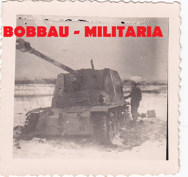 Panzerjäger SFL Marder III Front in weißer Winte