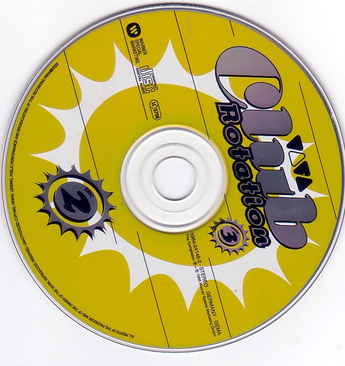 27/10/2023 - Club Rotation Volume 3 (2 x CD, Compilation)(Warner Special Marketing – 3984-24148-2)  1998 CD-2
