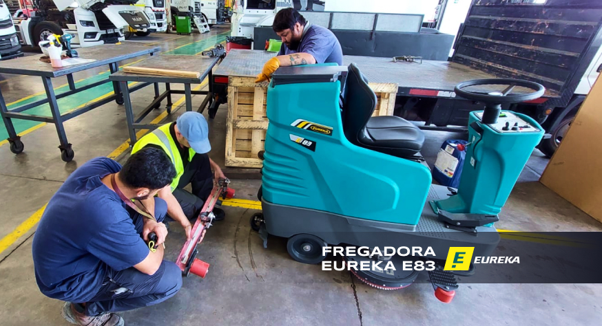 Entrega de fregadora Eureka E83